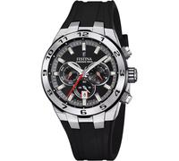 Festina F20671/6 Men's Black Chrono Bike Rubber Strap Watch