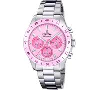 Festina Ceramic Chronograph F20693/2 - Woman - 39 mm - Analogue - Quartz - Mineral Glass Pink 17 mm