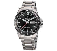 Festina F20698/4 Men's Black Dial Titanium Watch