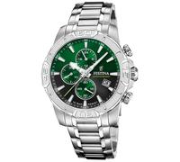 Festina F20704/5 Men's Green Timeless Chronograph Watch