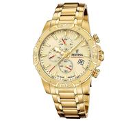 Festina F20705/2 Men's Gold Timeless Chronograph Wristwatch