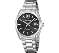 Festina F20707/6 Wristwatch Mens 40mm 5ATM Quartz Black Silver Link strap