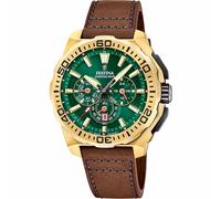 Festina F20728/2 Men's Chrono Bike Leather Strap Watch
