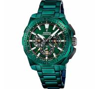 Festina Chrono Bike 2025 Special Edition (45.5mm) Green Dial/Green PVD Stainless Steel Bracelet F20730/1