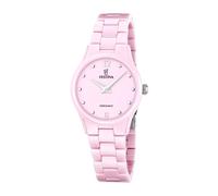 Festina F20751/2 Women's Watch Scratch-Resistant Ceramic Scratch-Resistant Ceramic 3 Bar Analogue Pink
