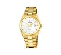 Festina Gold PVD-Plated Steel Watch with Stainless Bracelet F20555/2