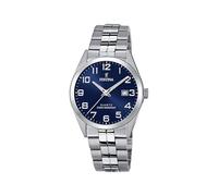 Festina Herren Analog Quarz Uhr mit Edelstahl Armband