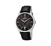 Festina Herren Analog Quarz Uhr mit Leder Armband