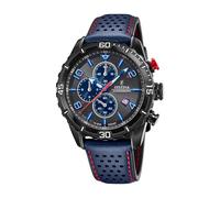 Festina Herren Analog Quarz Uhr mit Leder Armband