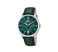 Festina Herren Analog Quarz Uhr mit Leder Armband