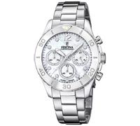 Festina Ladies Chrono With CZ Sets & Steel Bracelet F20603/1 Watch - 6% OFF