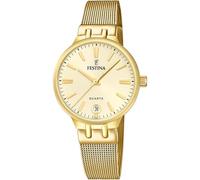 Festina Ladies Gold PVD-Plated Steel Watch with Mesh Bracelet F20713/2