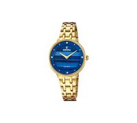 Festina Ladies Gold PVD-Plated Watch with Zirconia Set and Steel Bracelet F20601/A