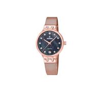 Festina Ladies Rose Gold PVD-Plated Watch with Zirconia Sets and Mesh Bracelet F20716/2