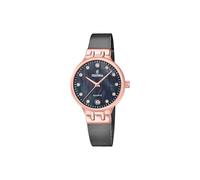 Festina Ladies Rose Gold PVD-Plated Watch with Zirconia Sets and Mesh Bracelet F20717/2
