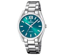 Festina Lady Alegria F20622/C - Woman - 37 mm - Analogue - Quartz - Mineral Glass Green 19 mm