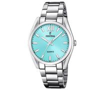 Festina Lady Alegria F20622/D - Woman - 37 mm - Analogue - Quartz - Mineral Glass Blue 19 mm