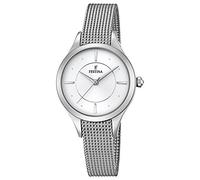 Festina MADEMOISELLE Women's Quartz Watch with Silver Dial Analogue Display and Silver Stainless Steel Bracelet F16958/1