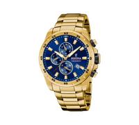 Festina F20541/2 Men's Chronograph | Blue Dial | Gold PVD Watch