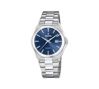 Festina Mens Festina Silver Blue Face Watch - Silver silver One Size