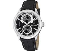 Festina F16573/3 Men's Retro Black Dial Wristwatch