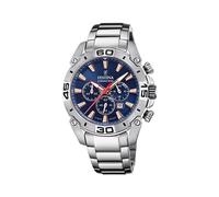Festina Men's Blue Chrono Bike 2021 Stainless Steel Watch Bracelet