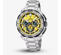 Festina Mens Chrono Bike Yellow Dial Chronograph Watch F20724/4