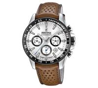 Festina Men's Chronograph Brown Leather Strap F20561/1 Watch - 23% OFF