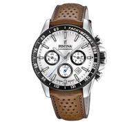 Festina Men's Chronograph Brown Leather Strap Watch F20561/1 - 8% OFF