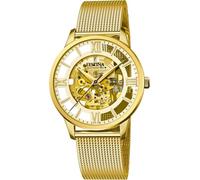 Festina F20667/1 Men's Skeleton Automatic Golden Wristwatch
