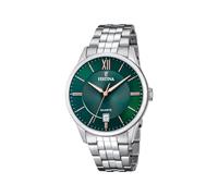 Festina Men's Green Stainless Steel Watch Bracelet
