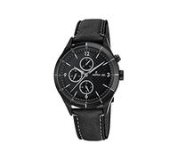 Festina Mens Quartz Watch, Multi dial Display and Leather Strap F16994/4
