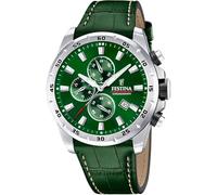 Festina Mens Stainless Steel Chronograph Watch with Leather Strap F20692/3