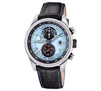 Festina Men's Watch Chronograph Black/Light Blue Chrono F20695/2