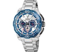 Festina Men's Watch Chronograph Steel/Blue Chrono F20724/1