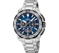 Festina Men's Watch Chronograph Steel/Dark Blue Chrono F20724/2