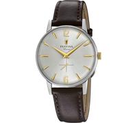 Festina Men's Watch F20248 Outlet Stainless Steel Case 316l Silver Leather Strap