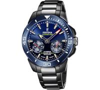Festina F20647/1 Men's Connected Chrono Bike Black Steel Bracelet Wristwatch
