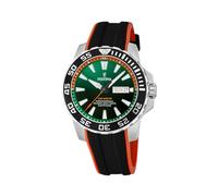 Festina Men's Watch F20662/2 The Originals Stainless Steel Case 316l Silver Black Rubber Strap