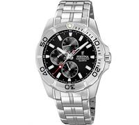 Festina Multifunction F20445/3 - Man - 43 mm - Analogue - Quartz - Mineral Glass Black 22 mm