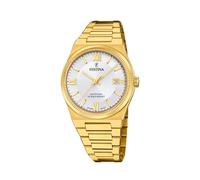 Festina Men's Wristwatch My Swiss Time F20038/1 - Swiss Made, Gold PVD, 40mm, 10ATM, Steel Bracelet