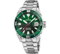 Festina Original Diver F20669/2 - Man - 41 mm - Analogue - Quartz - Sapphire Glass Green 20 mm