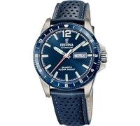 Festina F20699/2 Men's Blue Dial Titanium Wristwatch