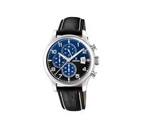 Festina F20375/7 Men's Chronograph Leather Strap Watch