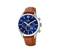 Festina F20542/3 Men's Chronograph Brown Leather Strap Watch