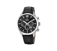 Festina F20542/5 Men's Chronograph Black Leather Strap Watch