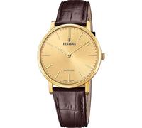 Festina Swiss Made F20016/2 Mens Wristwatch | Quartz movement, durable sapphire crystal, waterproof 5 ATM, elegant F20016/2 classic leather