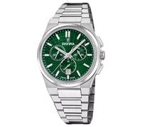 Festina Swiss Made Mens Steel Chronograph Watch with Bracelet F20059/3