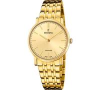 Festina Swiss Made Ladies Gold PVD-Plated Steel Watch with Bracelet F20048/3