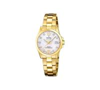 Festina Swiss Made Ladies Gold PVD-Plated Steel Watch with Bracelet F20050/1